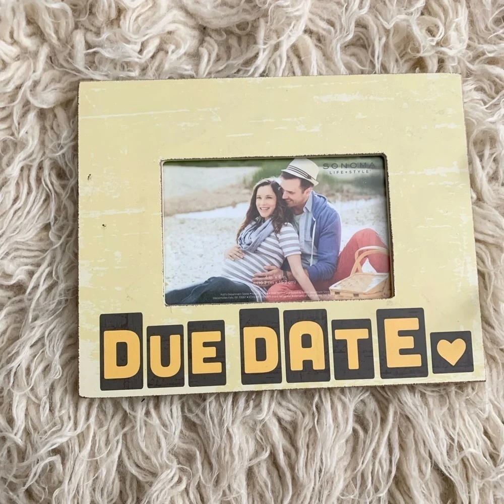 Due Date Picture Frame Yellow Parent Pictures - Picture 3 of 12